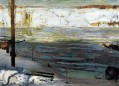 Floating Ice George Wesley Bellows 1910 Realist landscape George Wesley Bellows